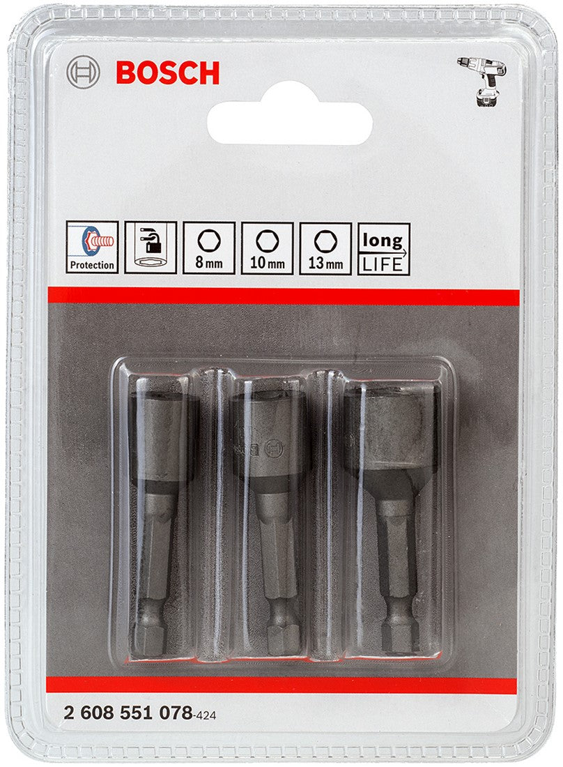 Bosch 3-piece socket wrench set 2608551078