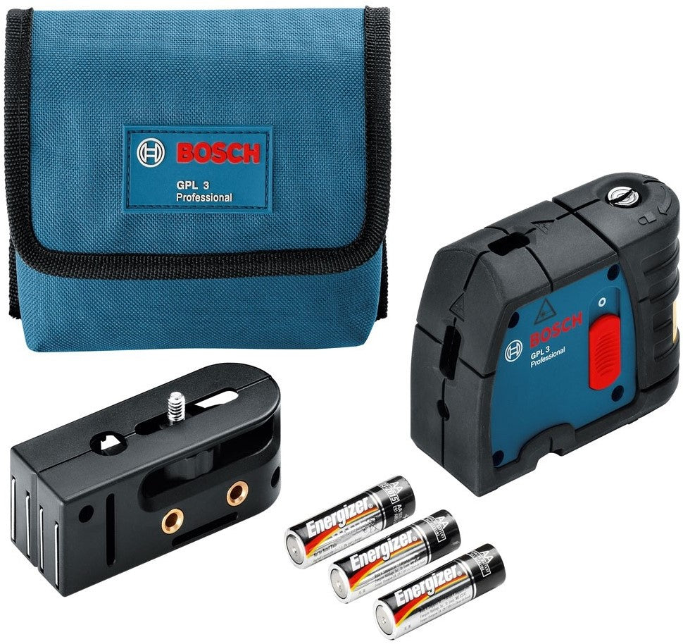Bosch Blue GPL 3 Point Laser 30m in Protective Bag - 0601066100