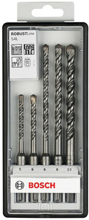 Bosch SDS-PLus 5 Robust Line S4L Hamerborenset 5-dlg. 2607019927