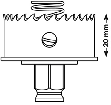 Bosch Sheet Metal Gatzaag 83.0 millimeter 83.0 millimeter diameter 83.0 millimeter diameter BOS-2608584808