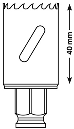Bosch Progressor Lochsäge 108,0 Millimeter 108,0 Millimeter Durchmesser 108,0 Millimeter Durchmesser BOS-2608584658