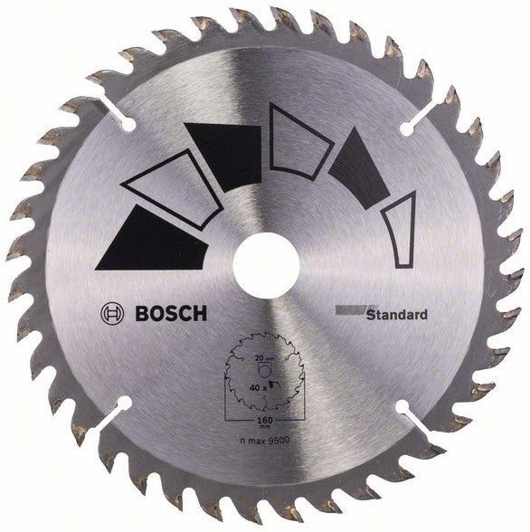 Bosch Blauw STANDARD Cirkelzaagblad 160x2.2x20mm 40T