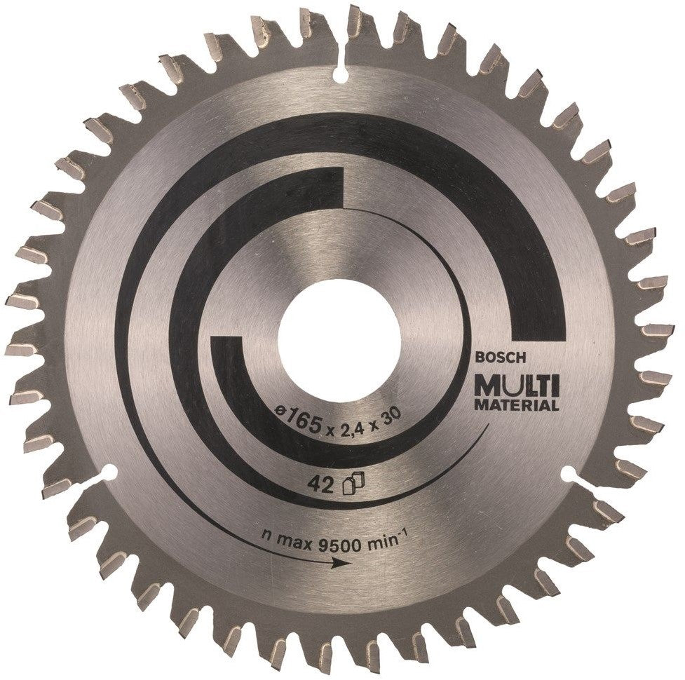 Bosch Blauw Multi Material Cirkelzaagblad 165x2.4x1.8mm 42T