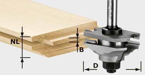 Festool HW S8 D46 x D12-FD Profile brass cutter HW 490643