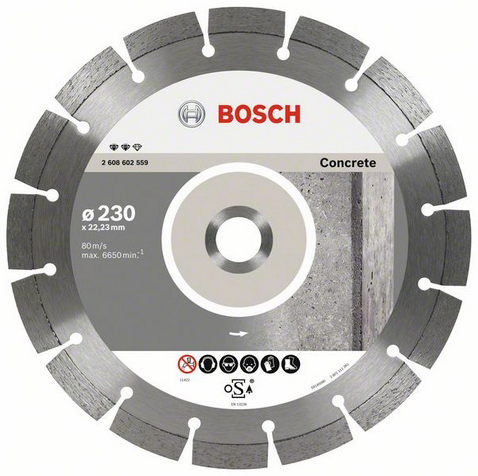 Bosch Expert for Concrete Diamantdoorslijpschijf 180 millimeter 22,23 millimeter BOS-2608602558