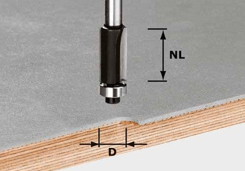 Festool HW S8 D12,7/NL25 Kantenfrees HW 491027