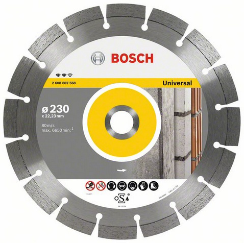 Bosch Expert for Universal Diamond cutting disc 180 millimeters 22.23 millimeters BOS-2608602567