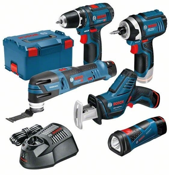 Bosch Professional Sample Kit 5-piece 12V 2.0Ah in L-BOXX - 0615990K11