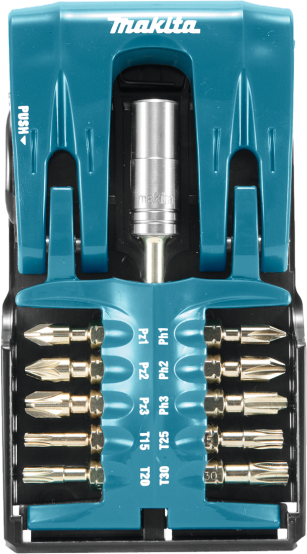Makita Schraubbit-Set 11-teilig XTT in Kassette