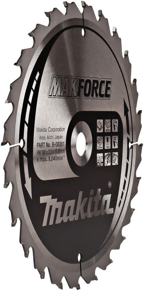 Makita B-08361 Saw blade wood 190 millimeters