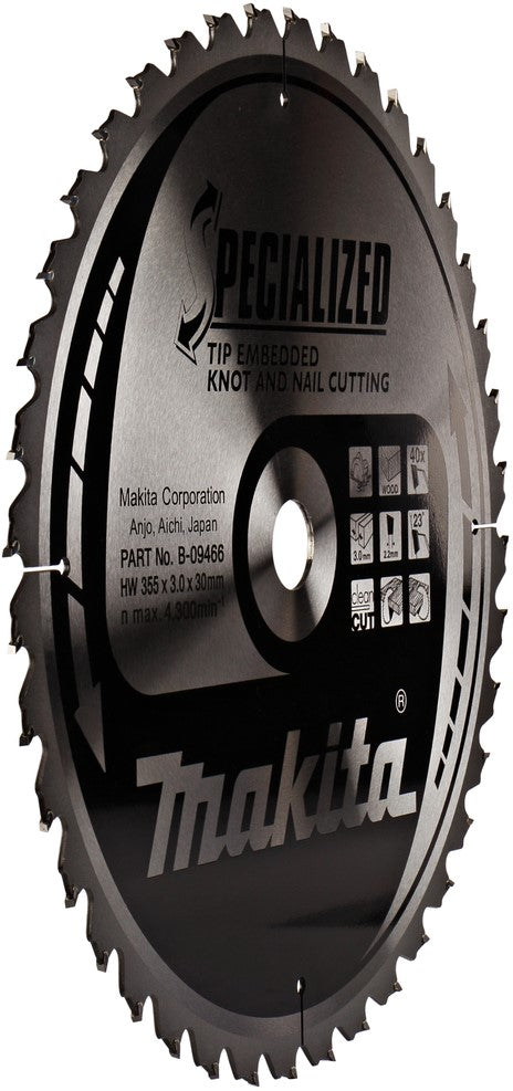 Makita Circular Saw Blade TipE 355x2.0x30mm 40T B-09466