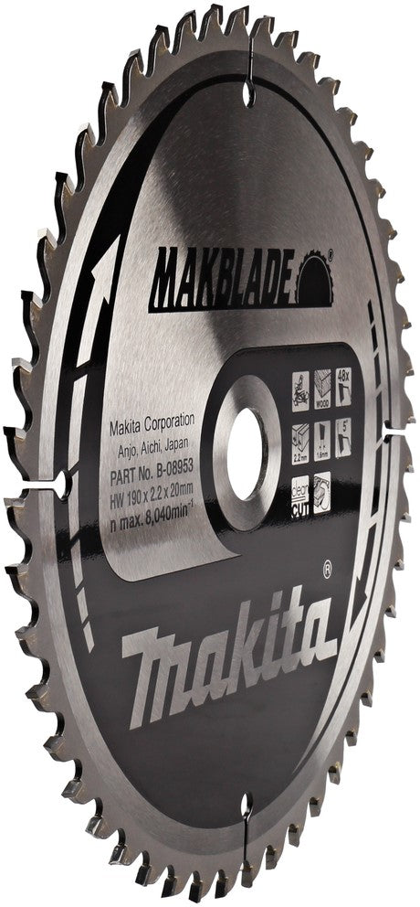 Makita Cirkelzaagblad Hout 190x2.2x20mm 48T
