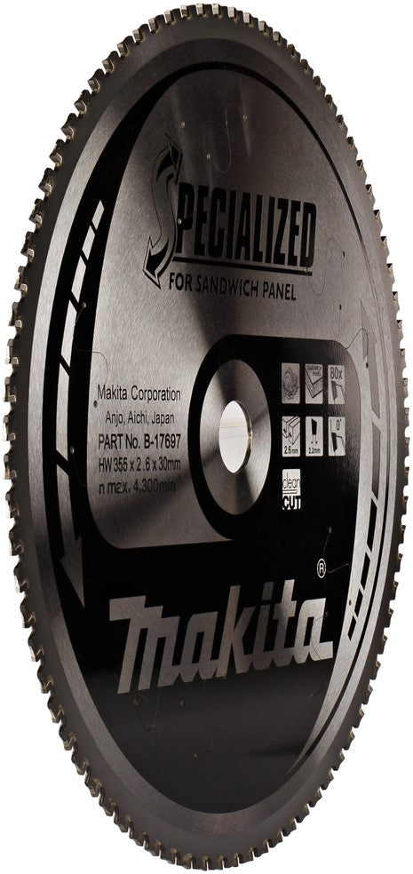 Makita Kreissägeblatt Sandwichplatte 355x2,6x30mm 80Z