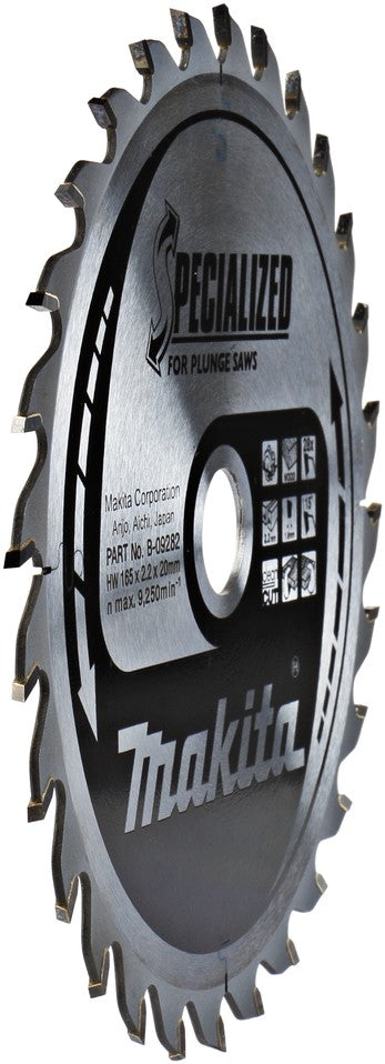 Makita B-09282 Saw blade wood 165 millimeters