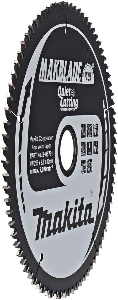 Makita B-08791 Zaagblad Q&C 216x30x80T