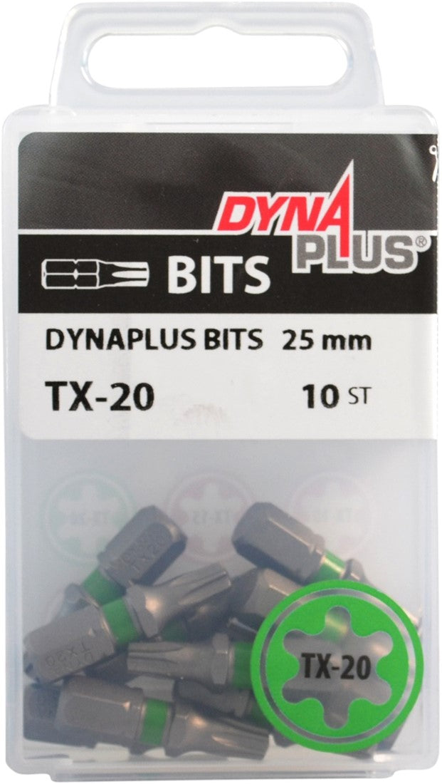 DynaPlus Schroefbits TX-20 25mm VE=10