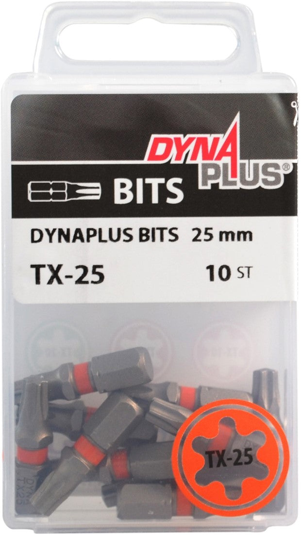 DynaPlus Schroefbits TX-25 25mm VE=10