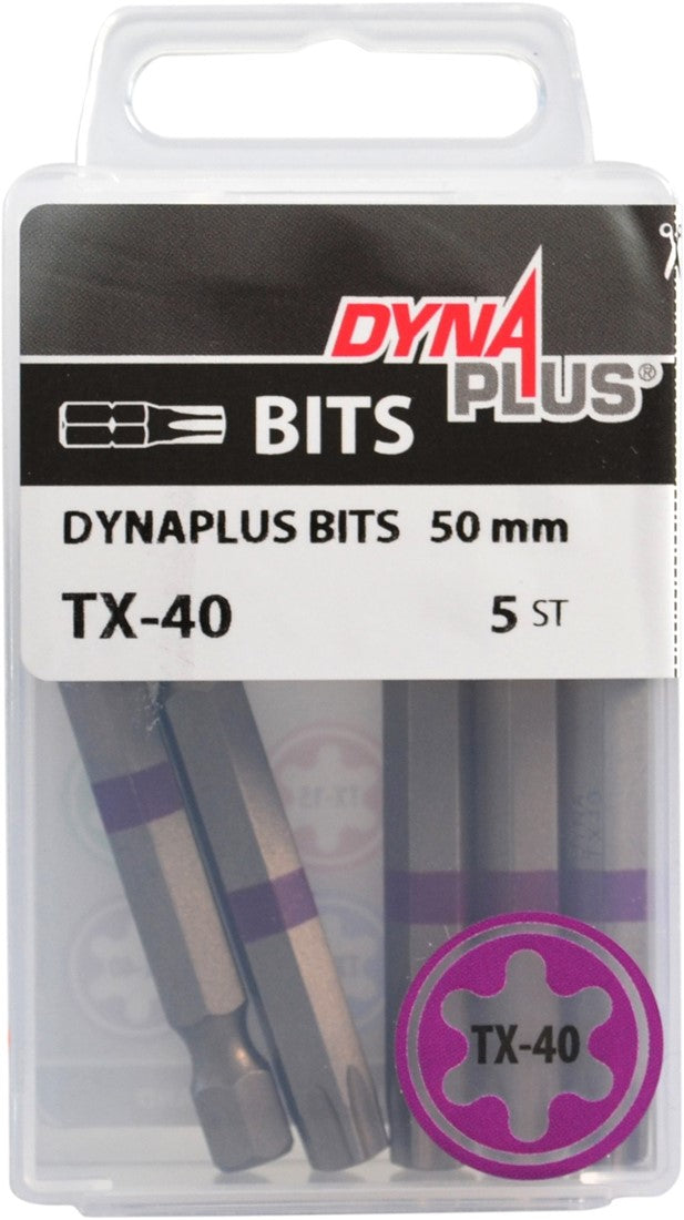 DynaPlus Schroefbits TX-40 50mm VE=5
