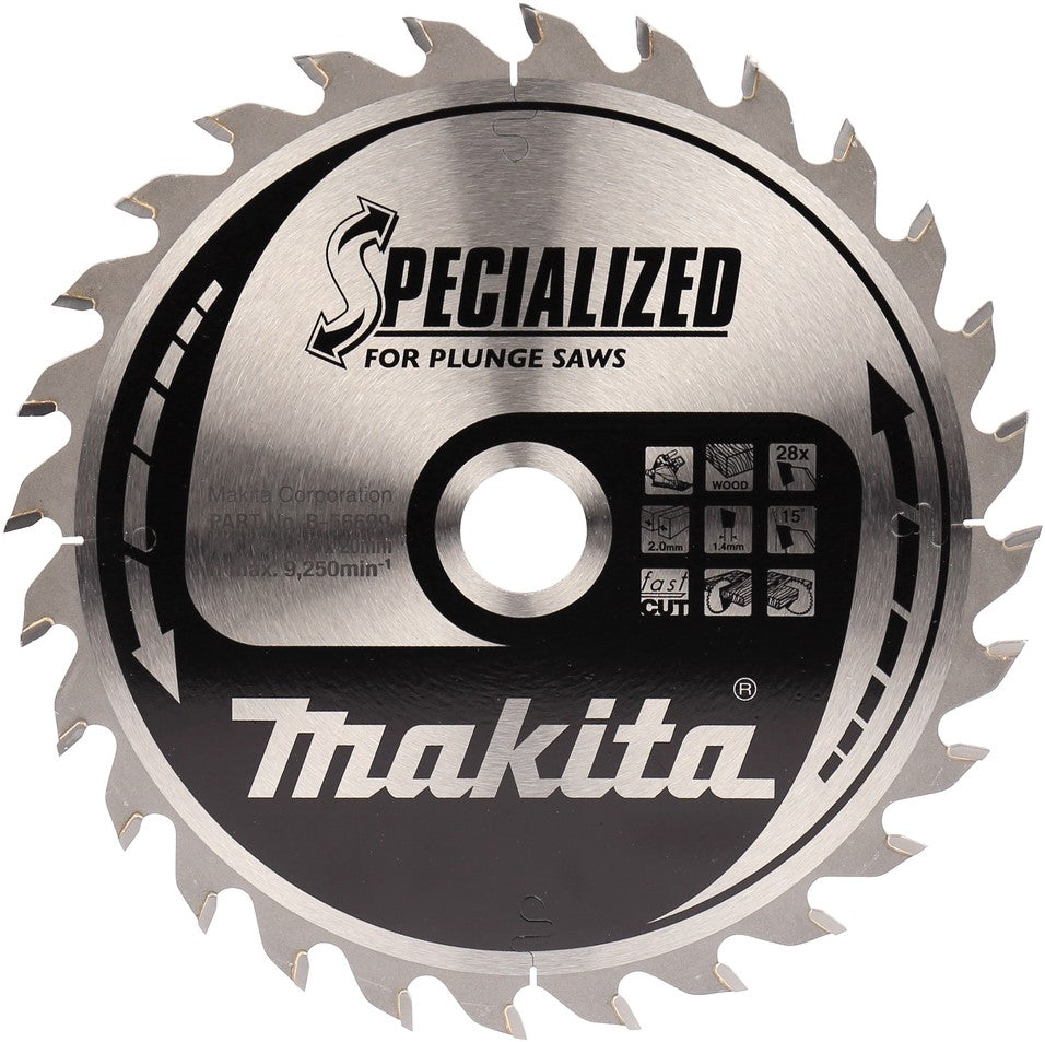 Makita Circular Saw Blade Wood 165x2.0x20mm 28T