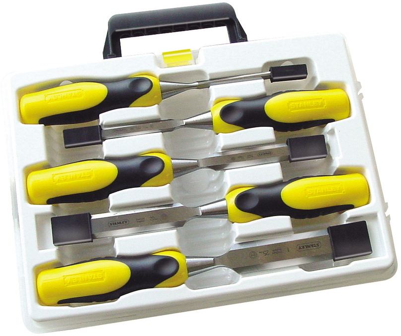 Stanley 2-16-885 Steekbeitelset Dynagrip 5Dlg. (6,12,18,25,32 mm)