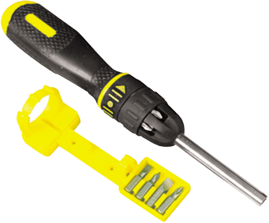 Stanley Multibit-Schraubendreher mit Ratsche STA-0-68-010