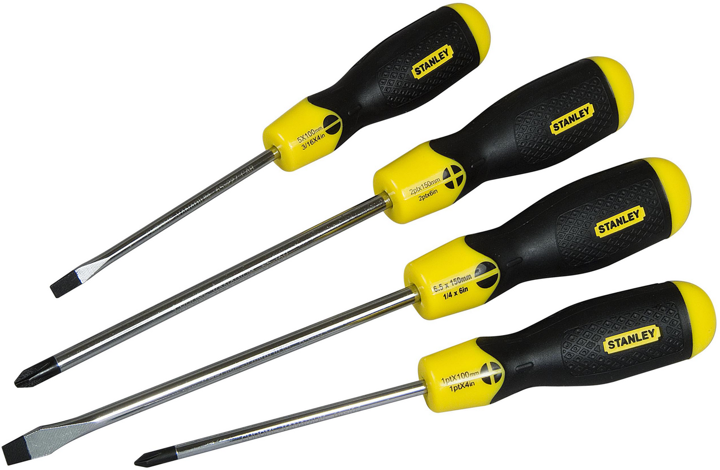Stanley Cushiongrip Schroevendraaierset 4-delig (St / Ph) STA-0-65-013