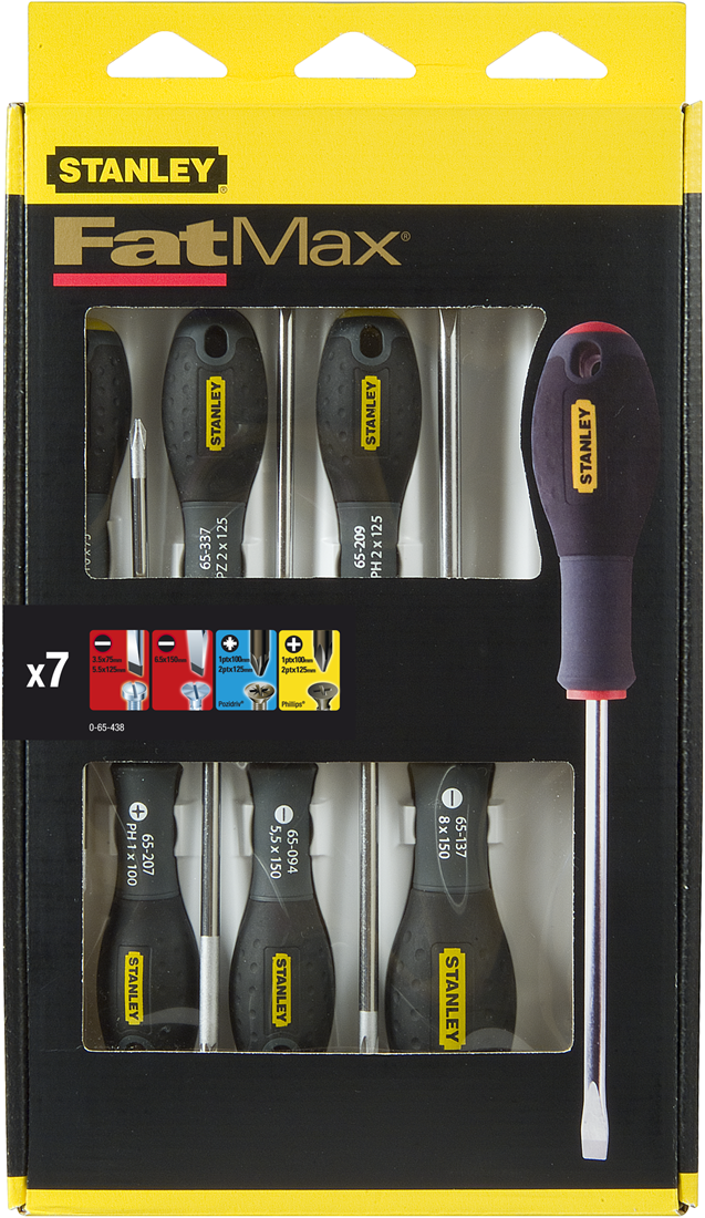 FatMax 7-teiliges Schraubendreher-Set Phillips/Pozidriv FAT-0-65-438