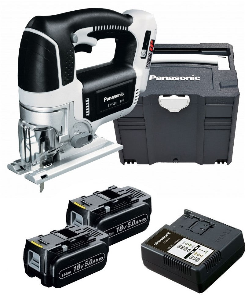Panasonic EY4550LJ2G Cordless Jigsaw 18V 5.0Ah Li-ion in Systainer