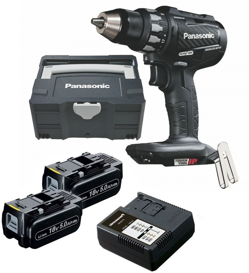 Panasonic EY74A2LJ2G Accu Schroef/boormachine 18V 5.0Ah Li-ion in Systainer