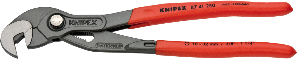 Knipex 87 41 250 Rollgabelschlüssel 328 Gramm Gewicht 87 41 250