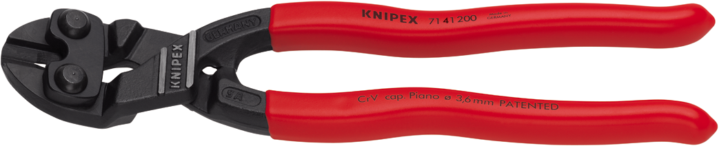 Knipex 71 41 200 CoBolt® compact bolt cutter, curved 71 41 200