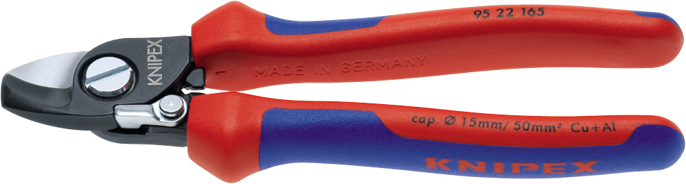 Knipex 95 22 165 Cable cutter with opening spring 95 22 165