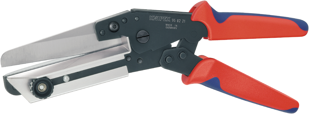 Knipex 95 02 21 Kunststoffschere auch für Kabelkanäle 95 02 21