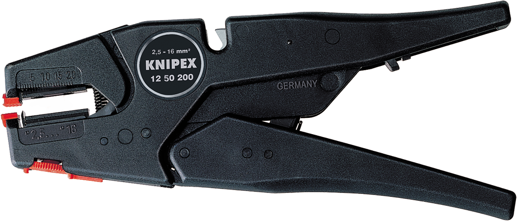 Knipex 12 50 200 Self-adjusting wire stripper patented 12 50 200