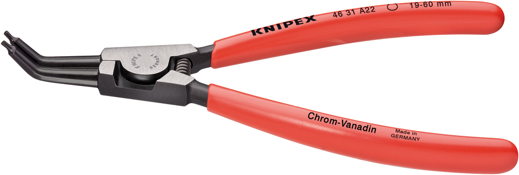 Knipex 46 31 A22 Circlip pliers for outer rings (shafts) 46 31 A22