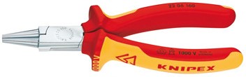 Knipex Rundbiegezange verchromt VDE 160mm