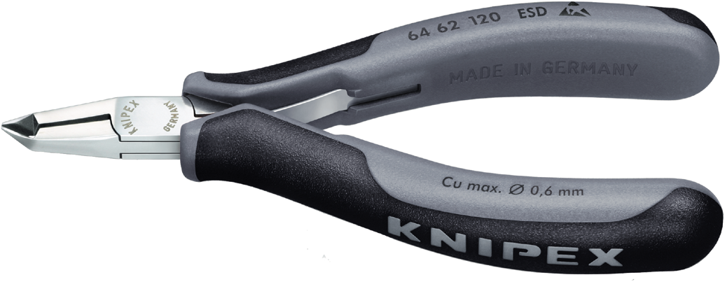 Knipex 64 62 120 ESD Elektronikschneidezange ESD 64 62 120 ESD