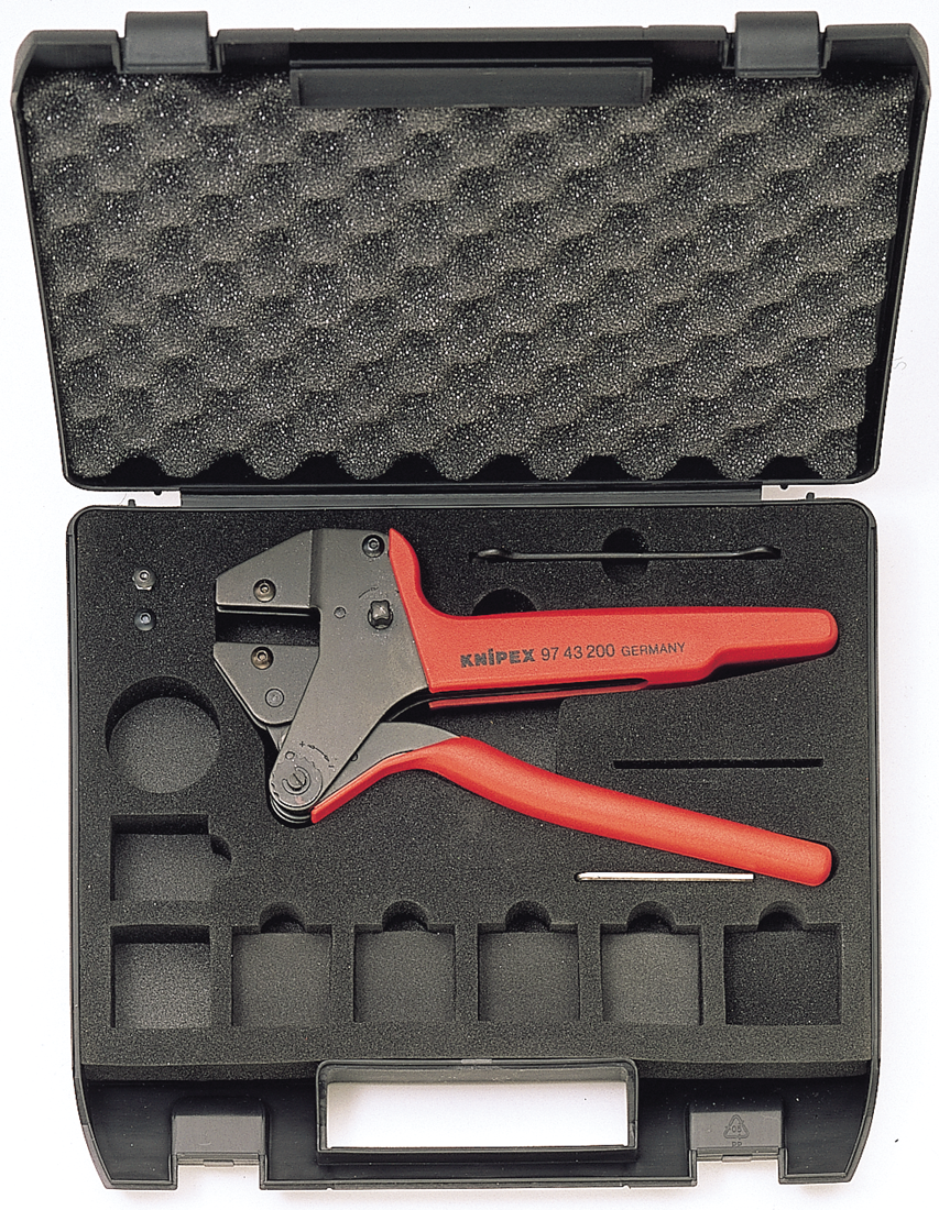 Knipex 97 43 200 Crimp system pliers for exchangeable crimp profiles 97 43 200