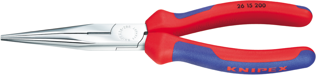 Knipex 26 15 200 Radiotang platspitse tang met zijsnijder 26 15 200
