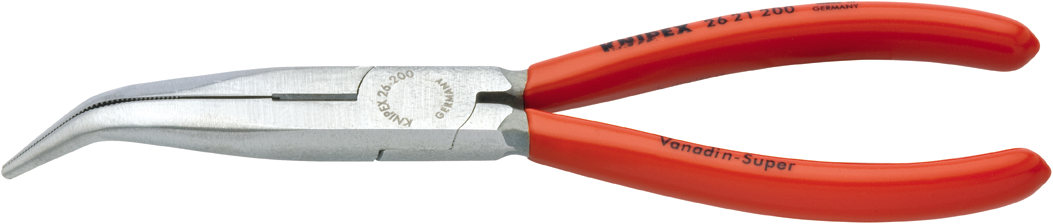 Knipex 26 21 200 Radio pliers Flat point pliers with side cutter 26 21 200