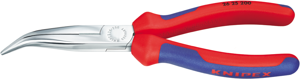 Knipex 26 25 200 Radio pliers Flat pointed pliers with side cutter 26 25 200