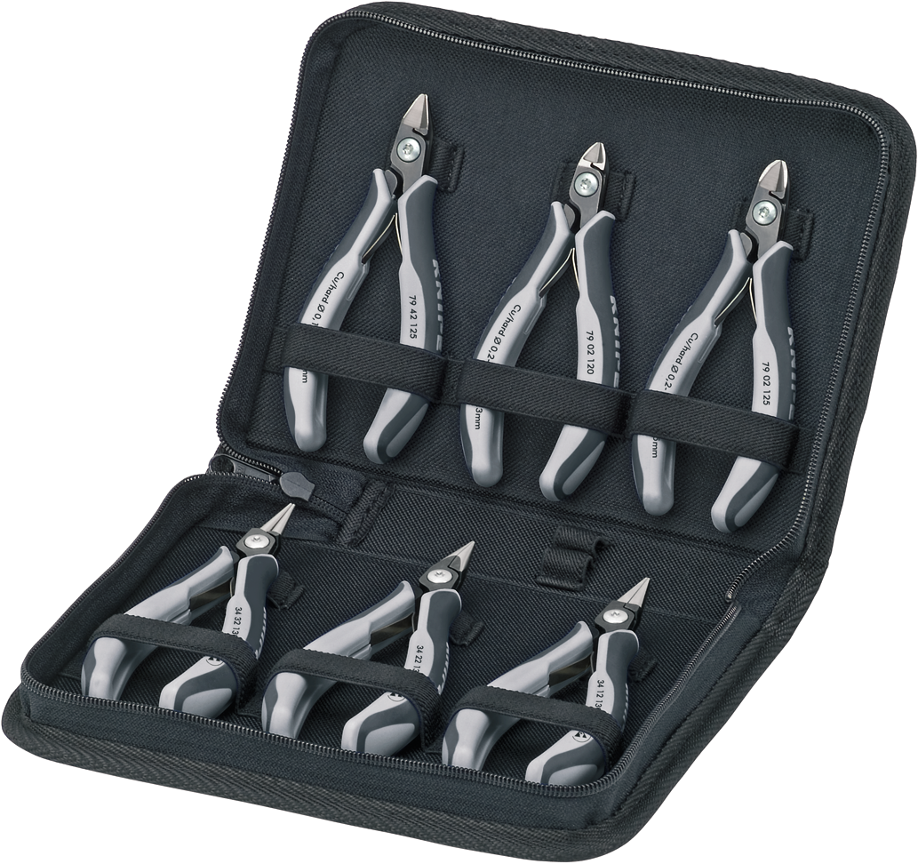 Knipex 00 20 16 P ESD Case with electronics pliers 00 20 16 P ESD