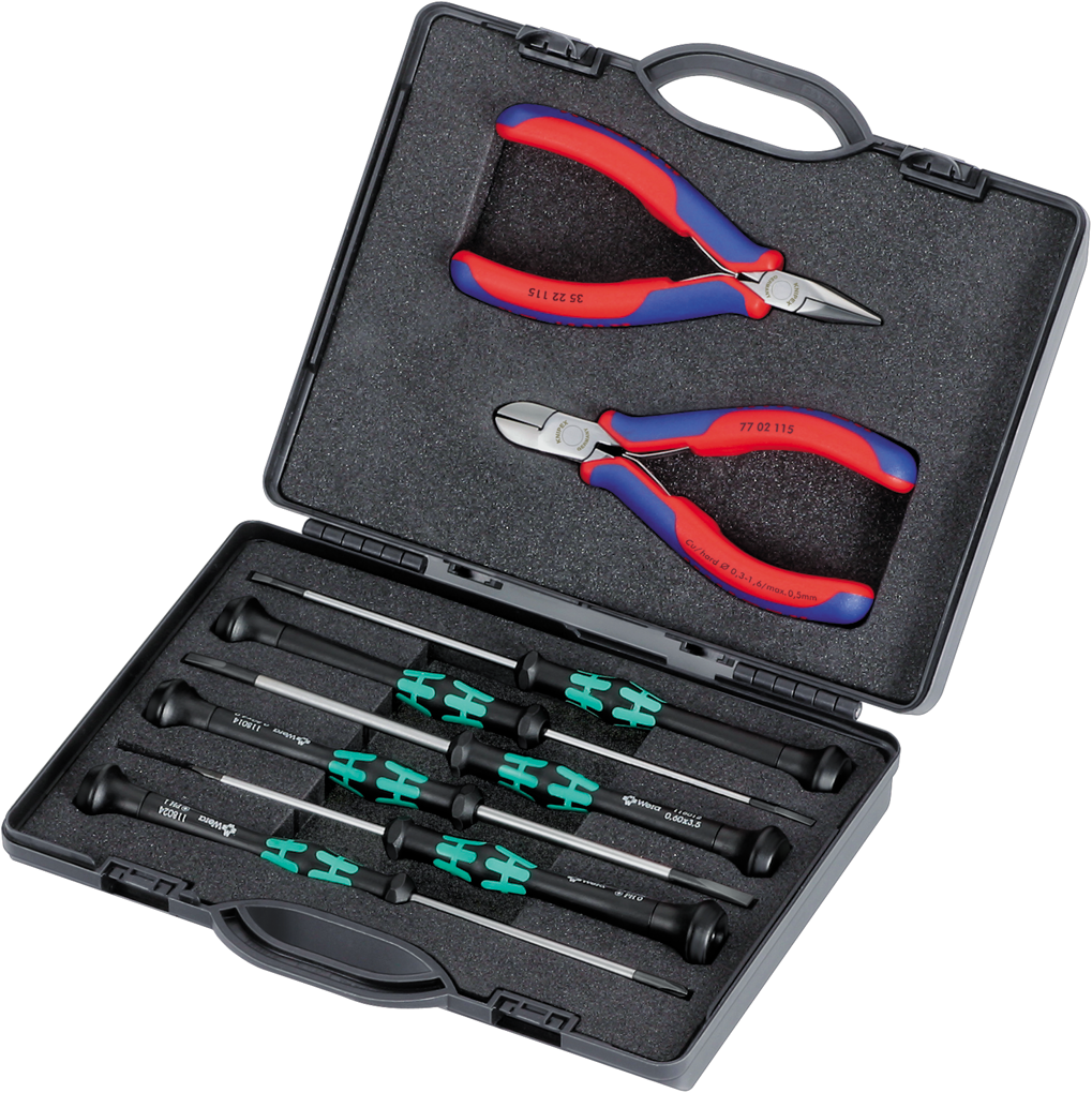 Knipex 00 20 18 Tasche mit Elektronikzange 00 20 18
