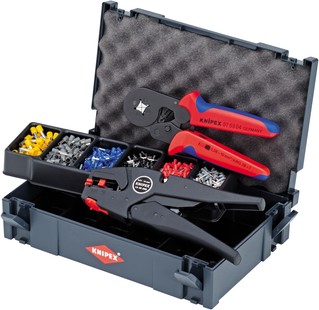 Knipex 97 90 10 Krimp-assortiment voor adereindhulzen 97 90 10