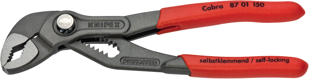 Knipex 87 01 150 Cobra® the HiTech Wasserpumpenzange 145 Gramm Gewicht 87 01 150