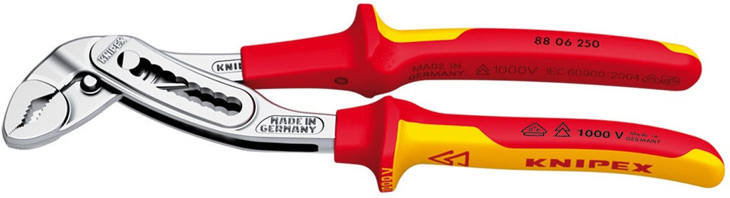 Knipex Waterpomptang Alligator® Verchroomd VDE 250mm