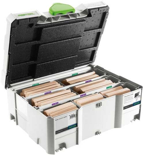Festool DS/XL D12/D14 128x Bu Domino XL Assortment Systainer 498205
