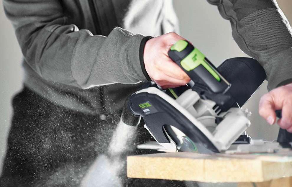 Festool HK 55 EBQ-Plus Pendelkapzaag 1200W in Systainer + Geleiderail FS1400/2 574673