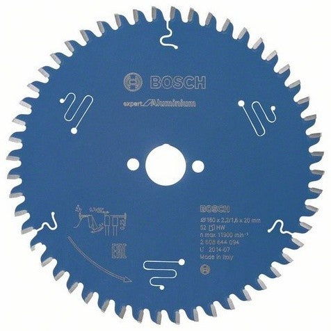 Bosch Blue Expert for Aluminum Circular Saw Blade 160x2.2/1.6x20mm 52T
