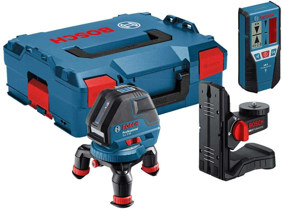 Bosch Blauw GLL 3-50 Kruislijnlaser set in L-BOXX - 0601063803